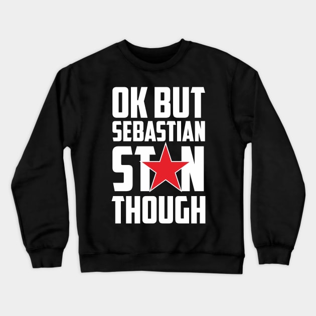 sebastian stan Crewneck Sweatshirt by ilvms